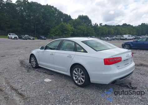 2013 Audi A6 3.0T Premium z USA, uszkodzony, nr VIN WAUHGAFC1DN136956